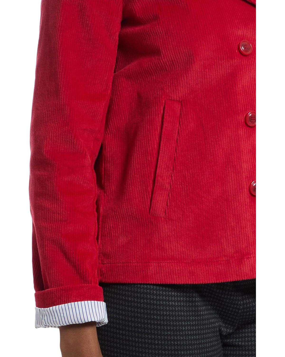 Double Breasted Corduroy Jacket