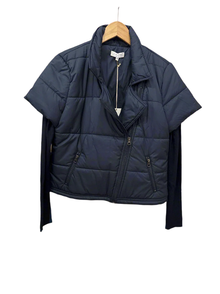 S/S Moto Puffer w/ Tech Sleeve