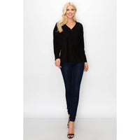 Andrea Suede Top