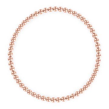 3MM Gold Ball Bracelet