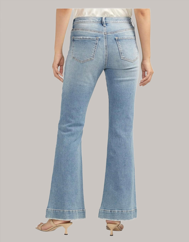 Kait Mid Rise Flare Jean