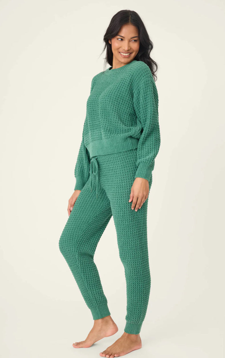 Chenille Waffle Forest Lounge Set