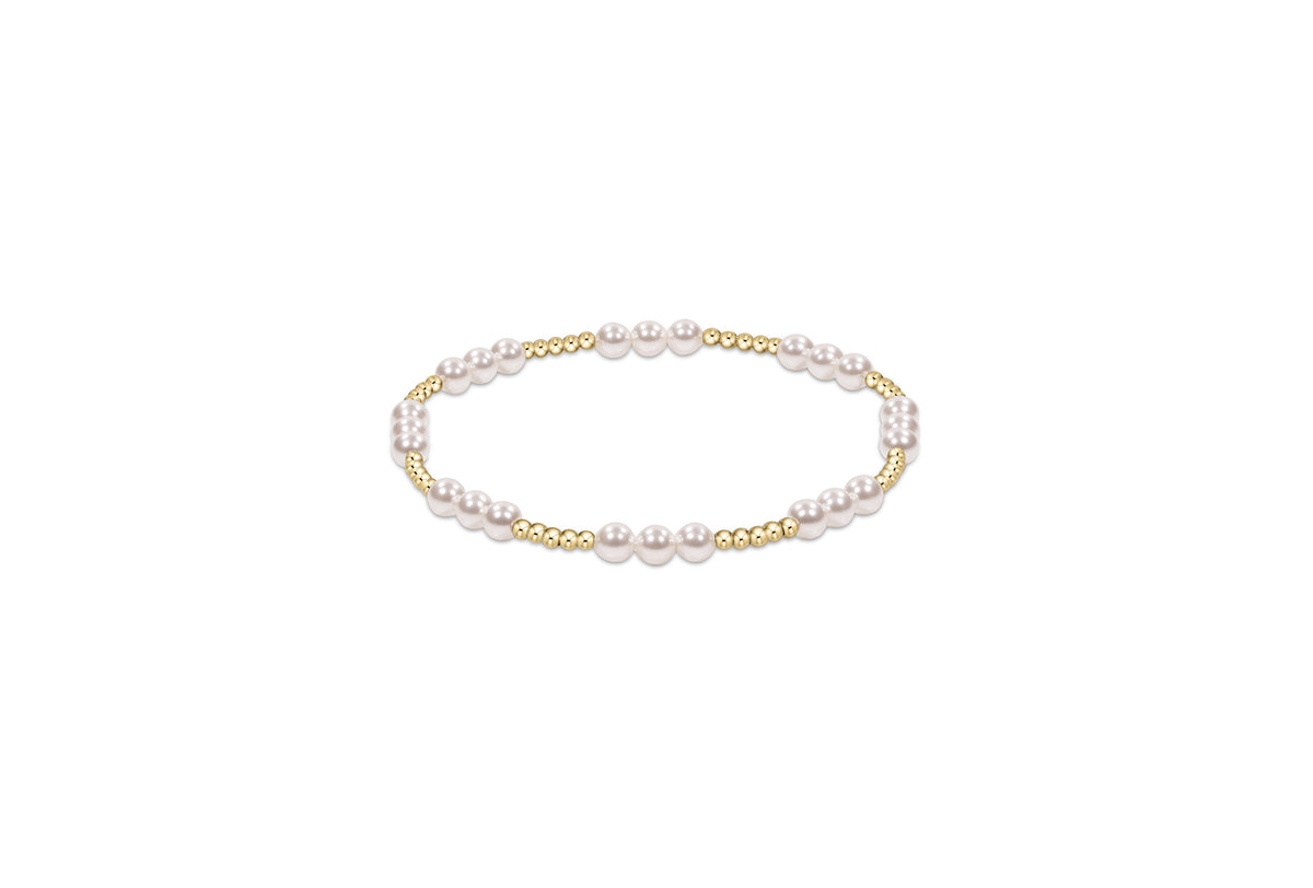 Classic Joy Pattern 4mm bead-Pearl