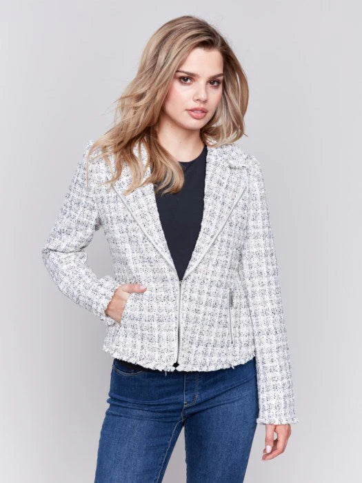 Tweed Moto Jacket