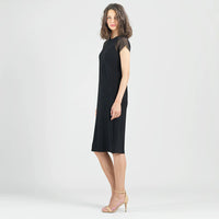 Mesh Cap Sleeve Dress
