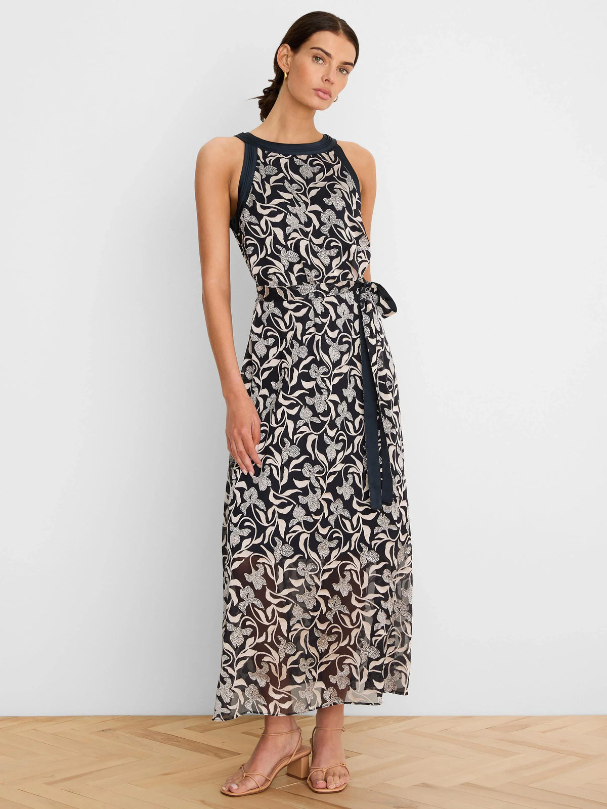 FLORAL BURNOUT BECCA DRESS S26