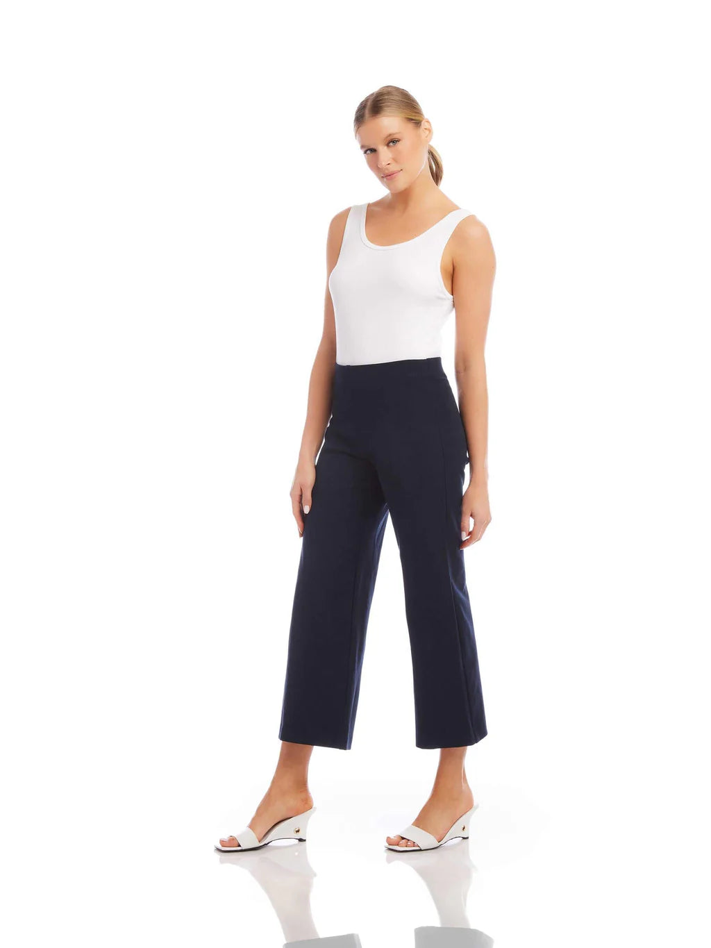 Wide-Leg Cropped Pants S26