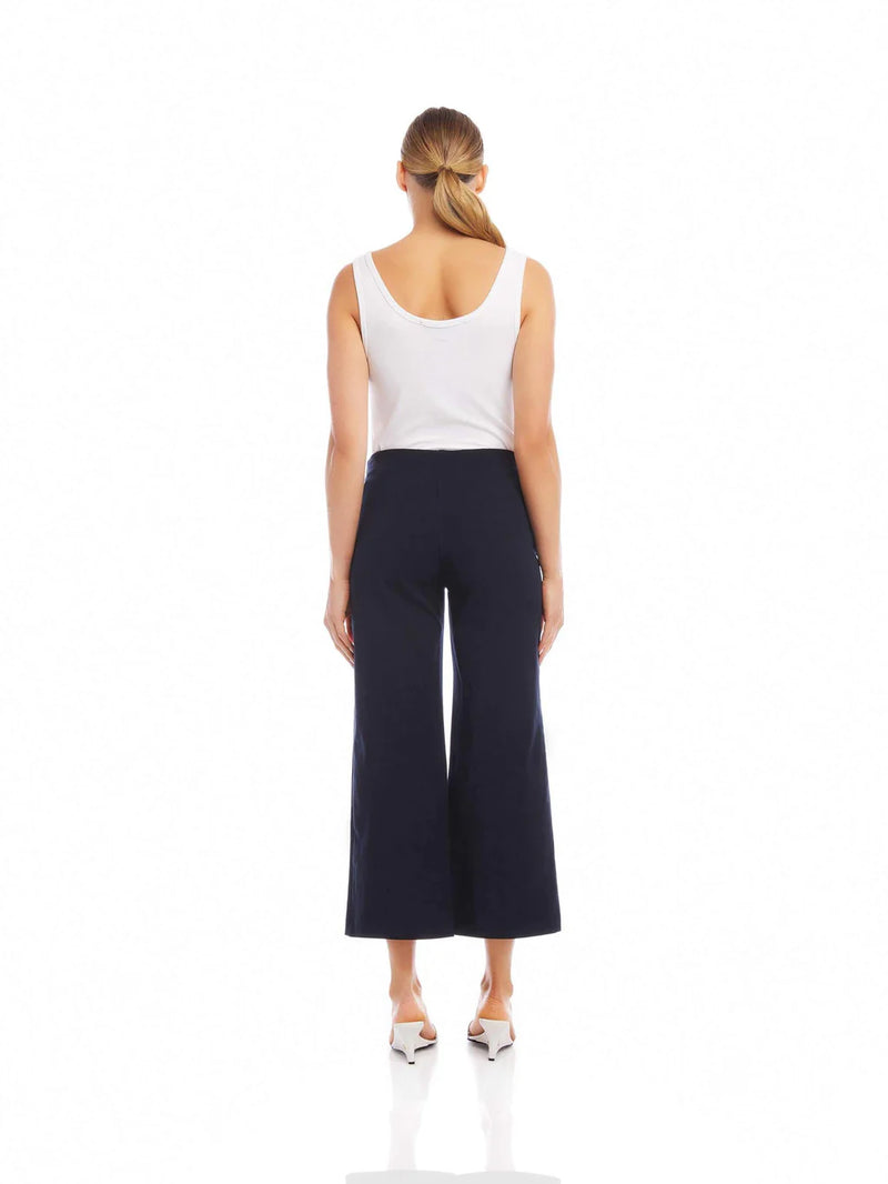 Wide-Leg Cropped Pants S26