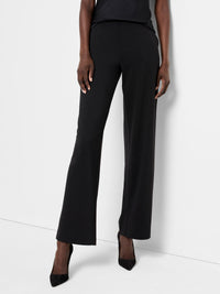 Drapey Ponte Wide Leg Pant