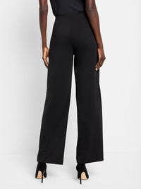 Drapey Ponte Wide Leg Pant