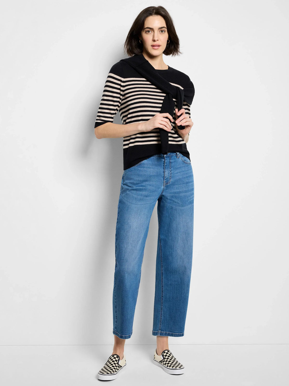 Pure Stripe Cotton Tee