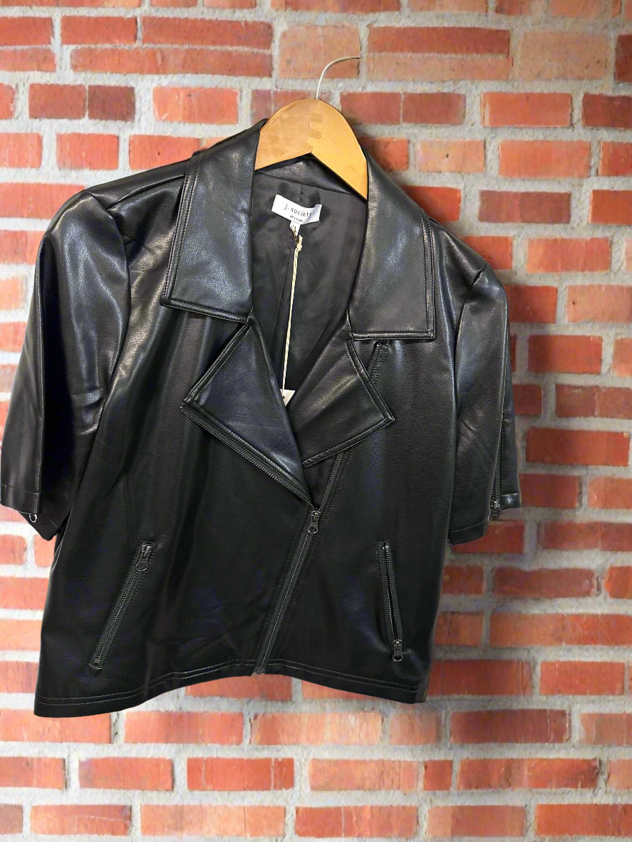 S/S Faux Moto Jacket