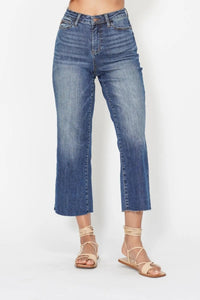 High Waisted Embroidered Pocket Jean