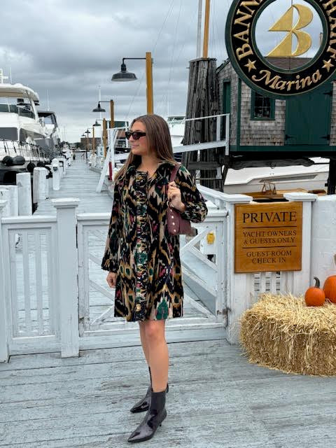 Printed Velvet Jacket