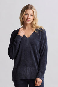 CozyChic Ultra Lite V-Neck Hi-Low Pullover