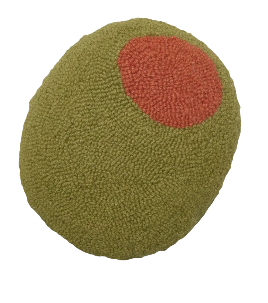 Olive Shaped Hook Pillow