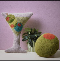 Olive Shaped Hook Pillow