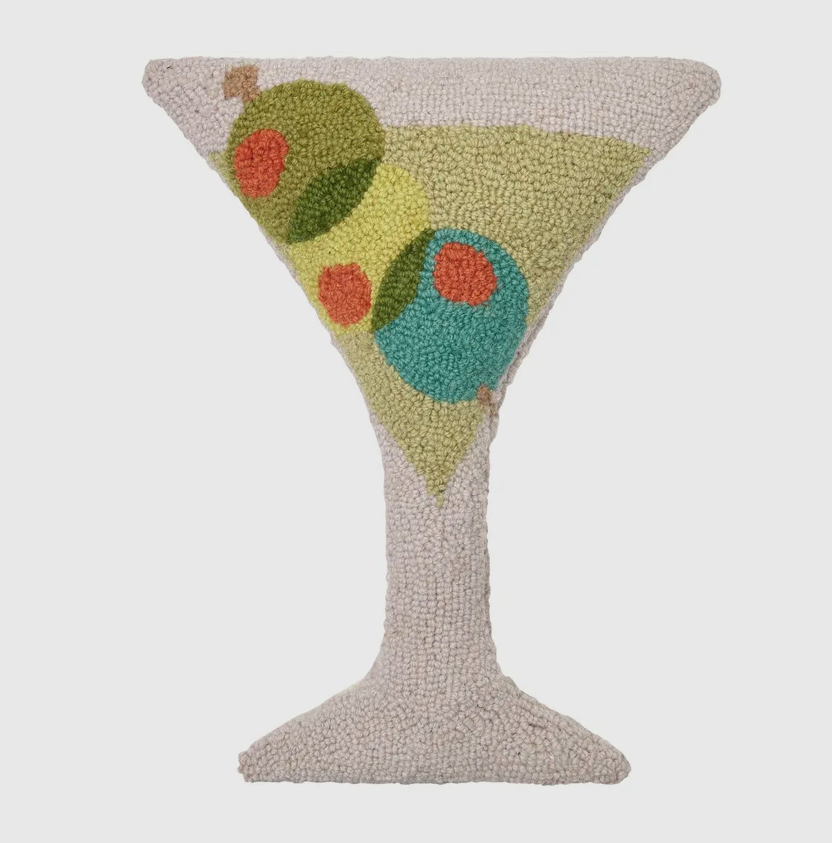 Martini Glass Shaped Hook Pillow