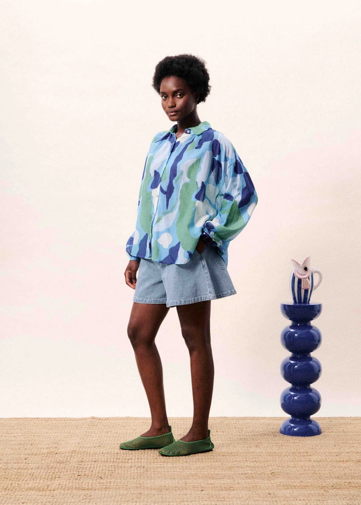 BERING NENUFAR BLUE SHIRT S26