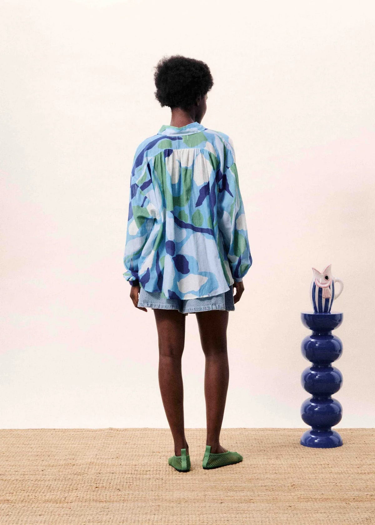 BERING NENUFAR BLUE SHIRT S26