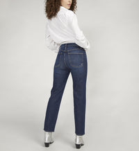 High Rise Slim Straight Leg Jean