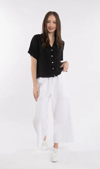 Long Wide Legged Linen Pant