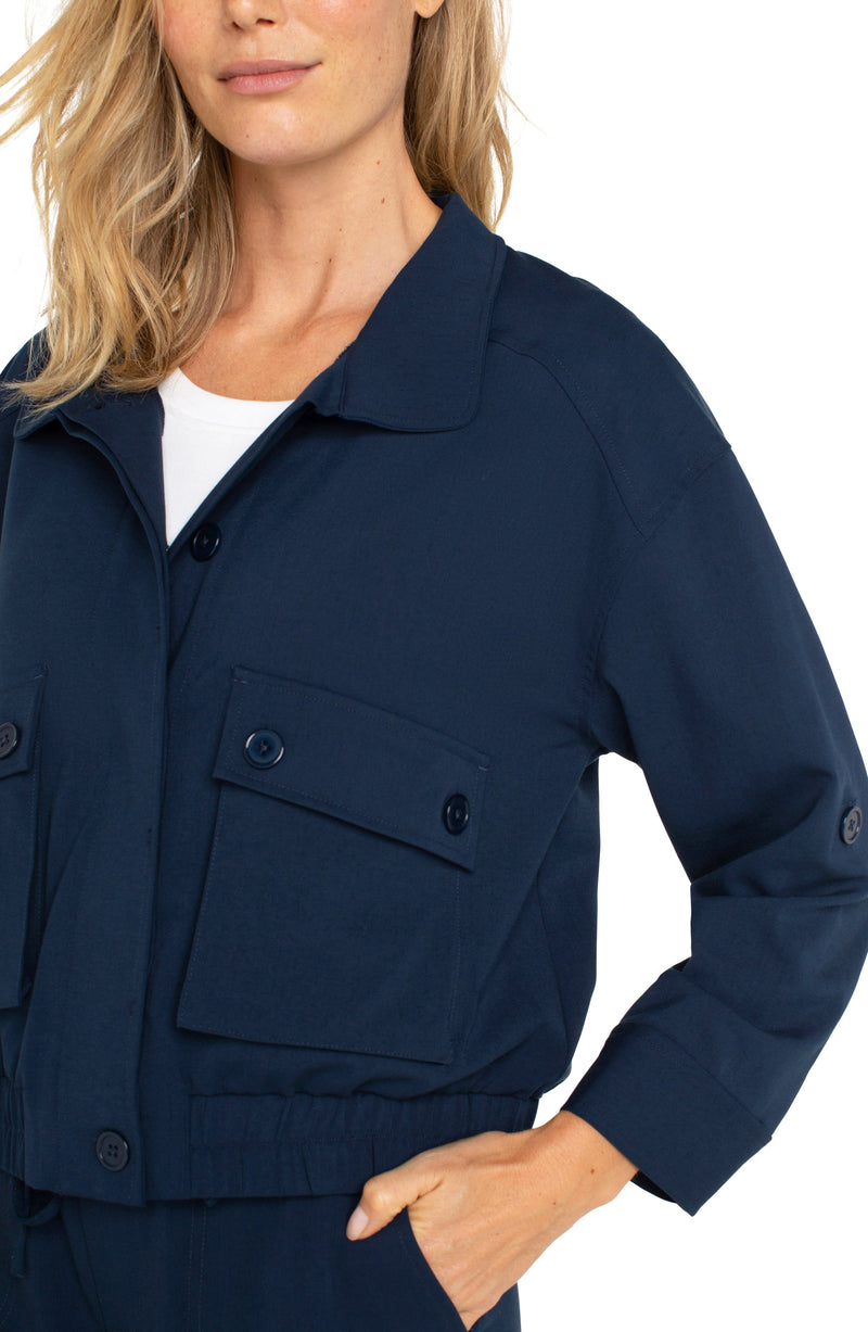 Utility Jacket W/ Cinch Hem