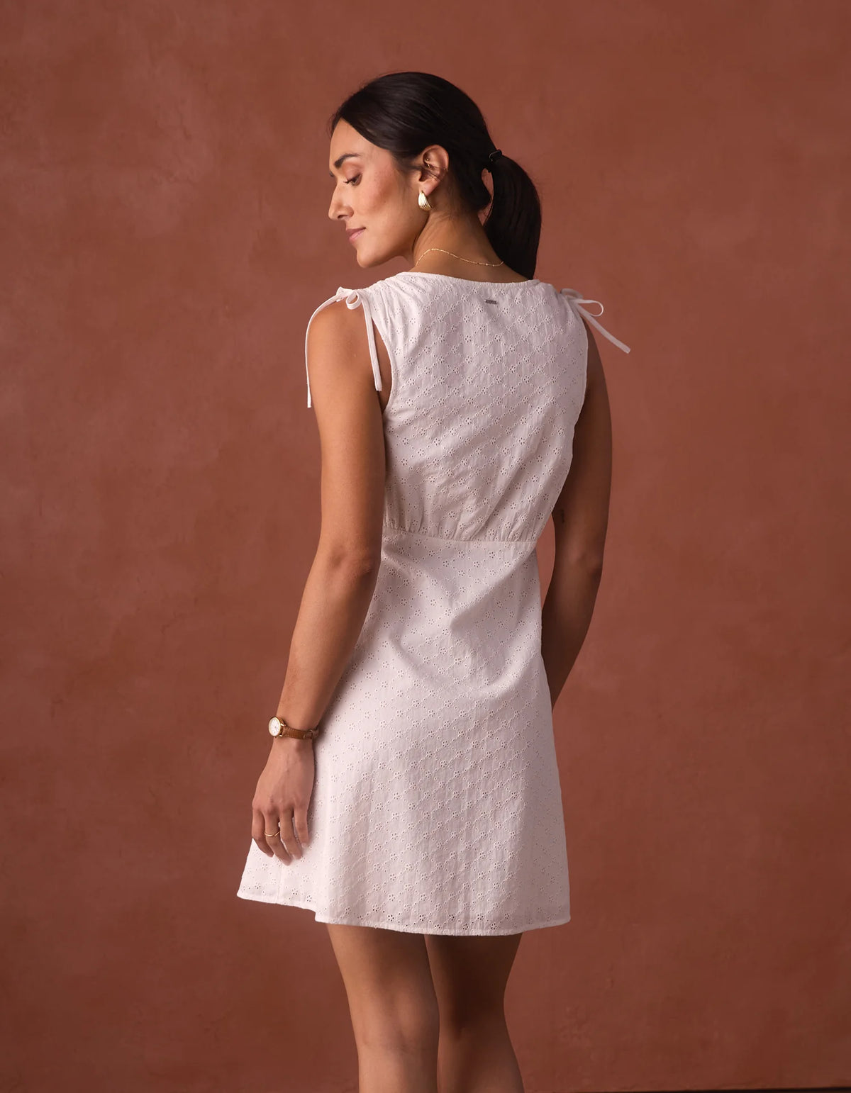 Eyelet Camille Dress S26