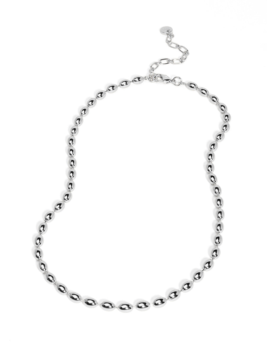 Metal Beaded Collar Necklace