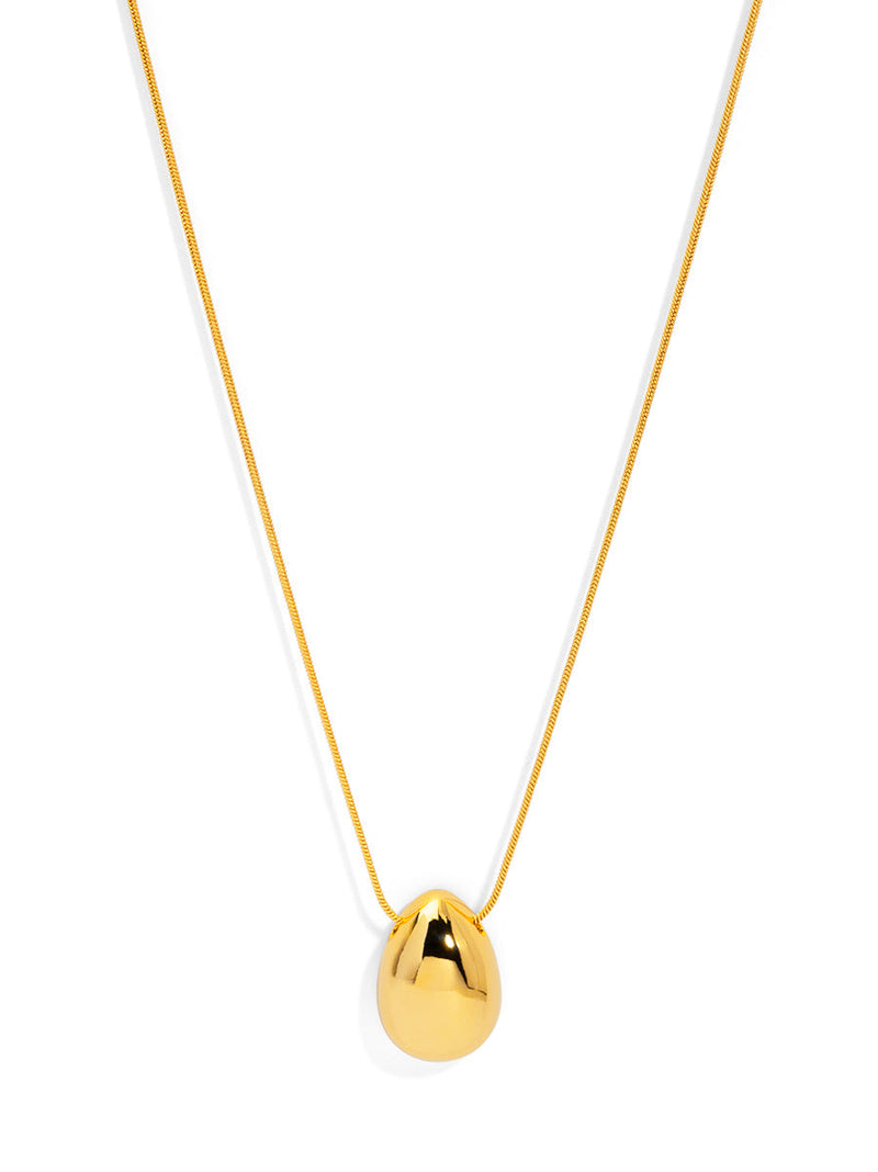 Teardrop Charm Short Necklace