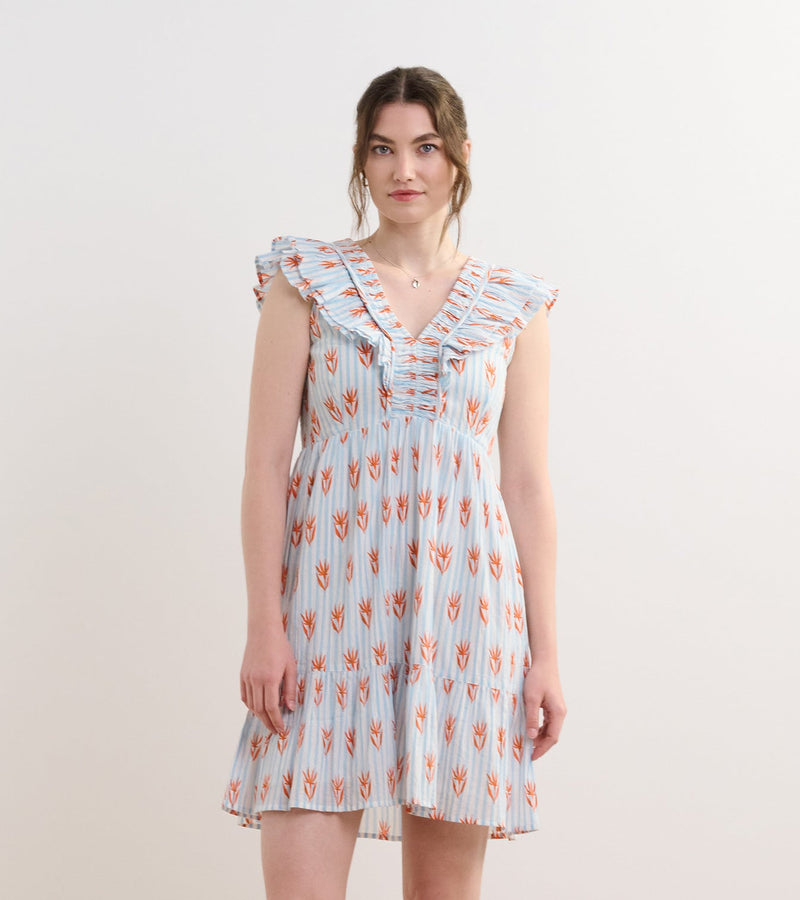 Zoe Ruffle dress