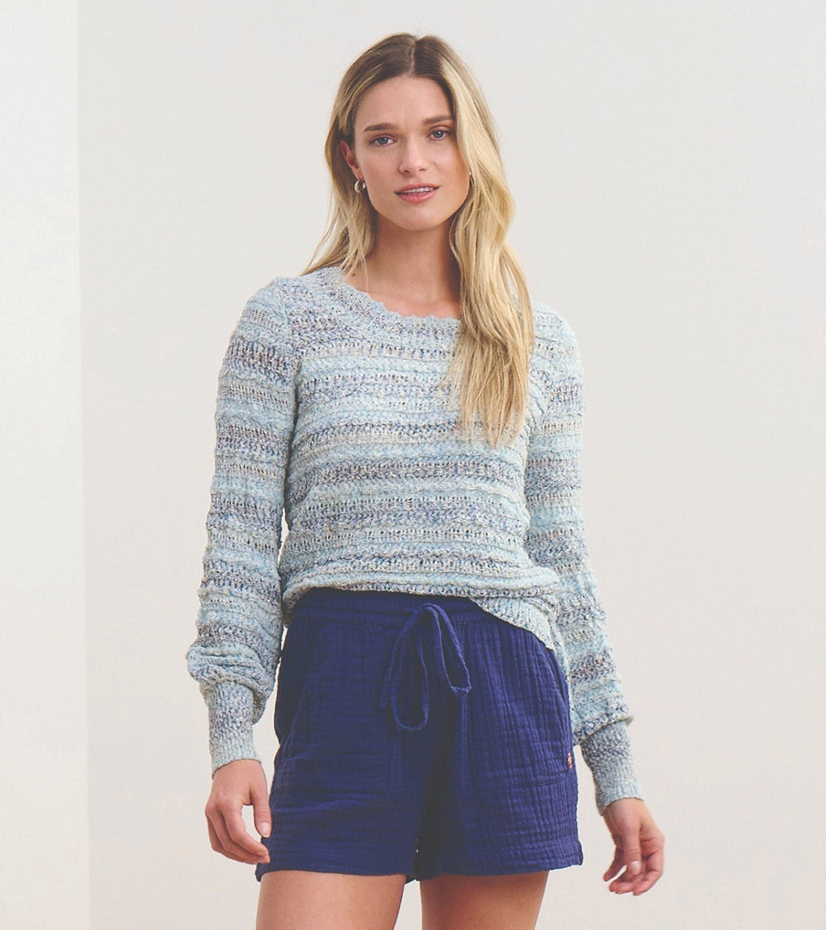 Pointelle Sweater