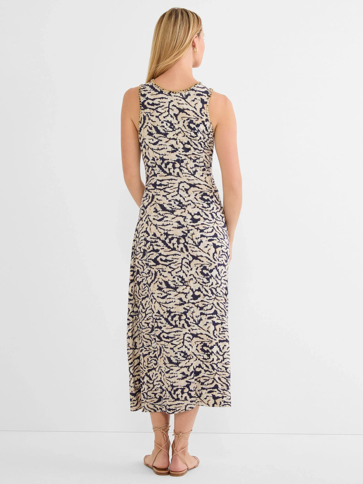 CONTRAST SWIRL HEATHER DRESS S26