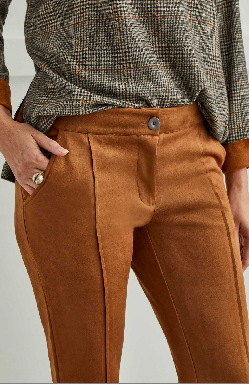 Fly Front Pant w/ Raw Edge