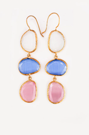 Elif Tri. Stone Earring