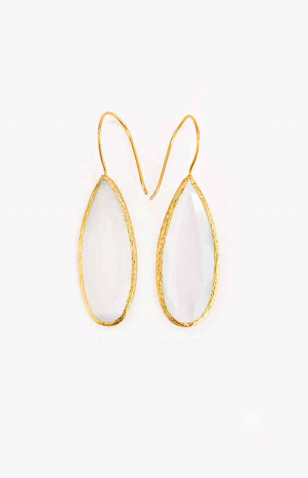 Aylia Oblong Drop Earring