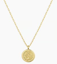 Anchor Coin Necklace