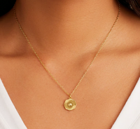 Birthstone Coin Necklace