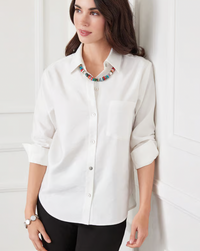 Ruched Sleeve Shirt