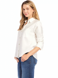 Ruched Sleeve Shirt