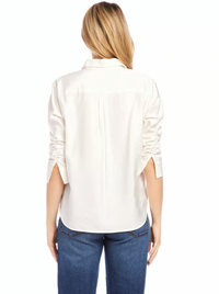 Ruched Sleeve Shirt