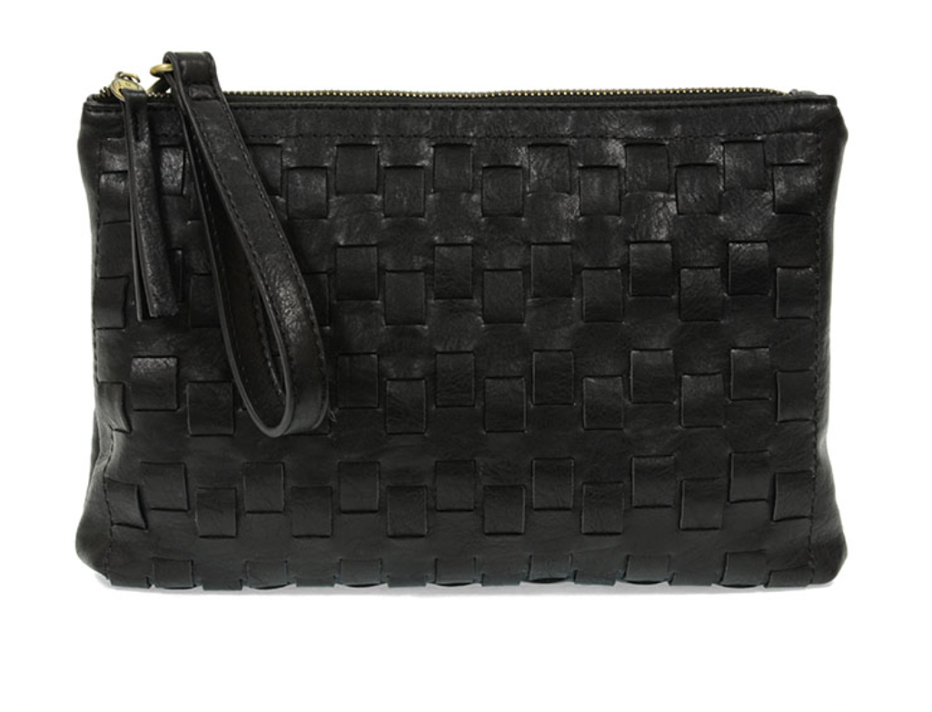 Quinn Woven Crossbody Clutch