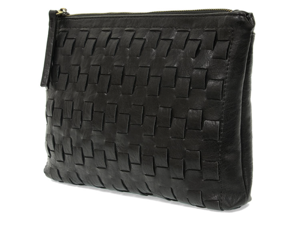 Quinn Woven Crossbody Clutch