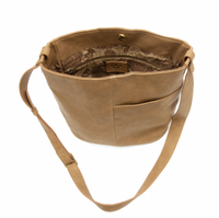 Bindi Front Slip Pocket Bucket Crossbody