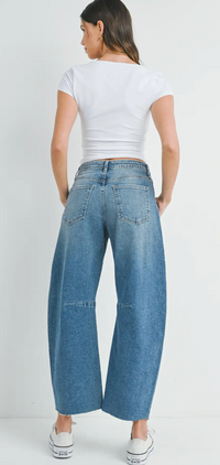 Barrel Jean With Seams