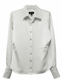 Side Satin Pleat Shirt