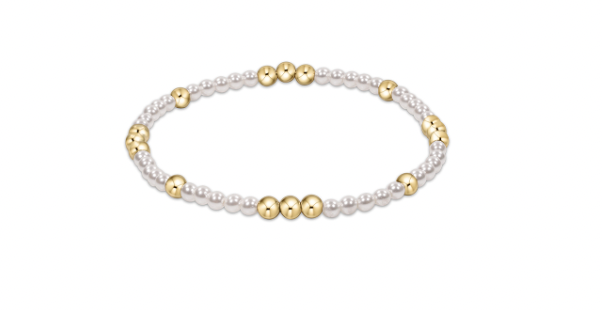 Worthy Pattern Gold 3mm-Pearl/