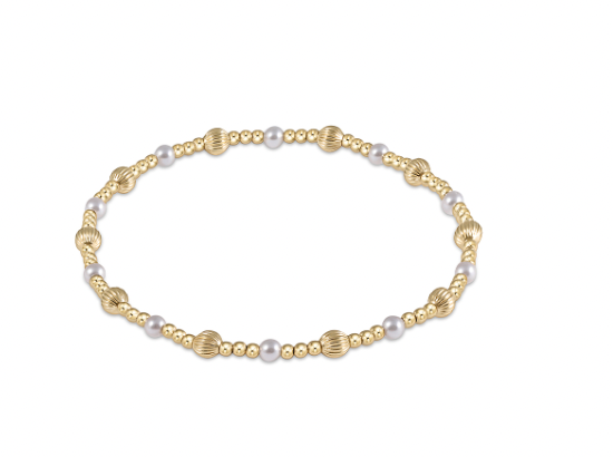 Dignity Sincerity Pattern 4mm Bead-Pearl