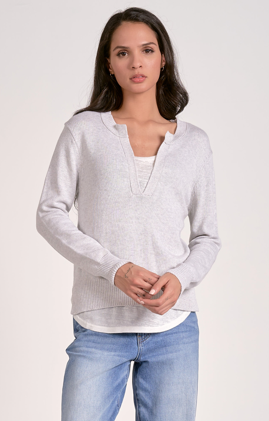 Layered V Neck Sweater