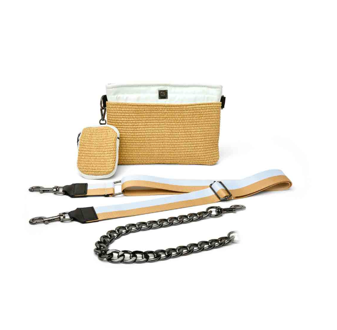 Raffia Downtown Crossbody